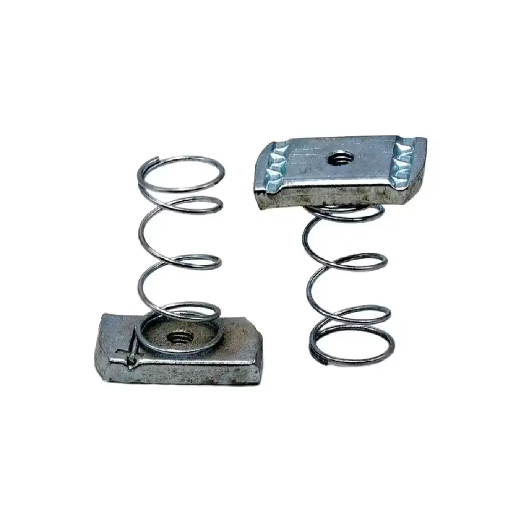 GI Spring Nut – Galvanized Channel Nut with Spring | Roxon Fasteners