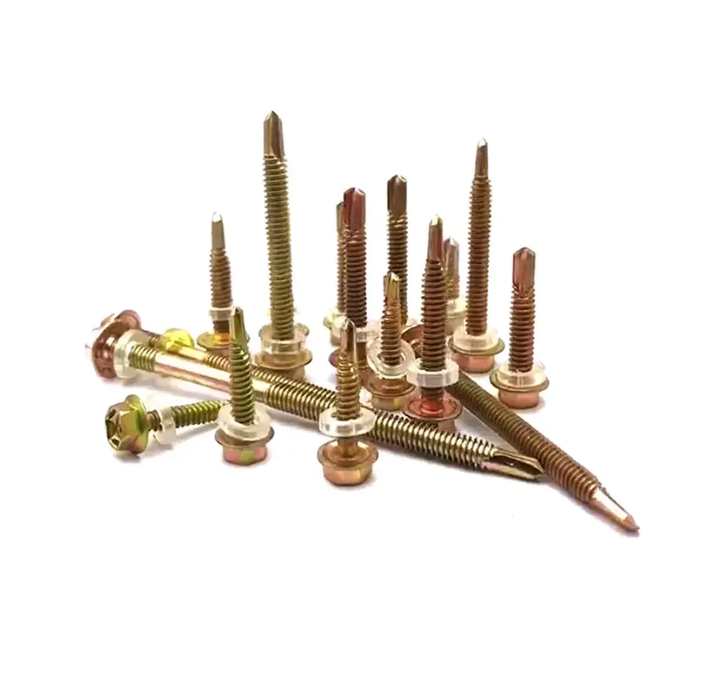  YZP Self Drilling Screw - HEX - DIN 7504-KO