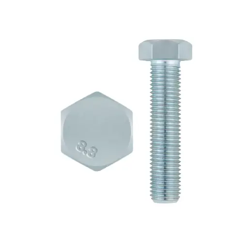 GI 8.8 Hex Bolt - DIN 933 (Pcs)